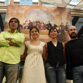 EL MADRID DE ALATRISTE (El equipo de la película visita la exposición)