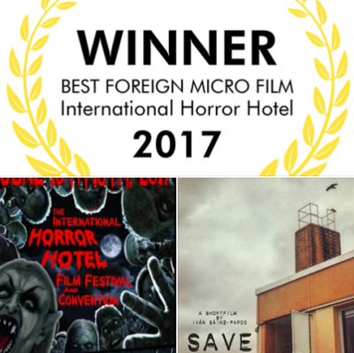 !"SAVE" GALARDONADO CON EL "BEST FOREIGN MICRO FILM AWARD" EN HUDSON, USA!