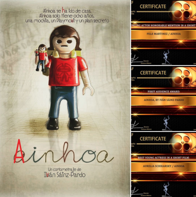 !"AINHOA" COSECHA 3 PREMIOS EN LOS "SFAAF AWARDS" DE CHILE!